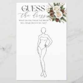 Lámina Adivinen El Vistazo De Novias De Invierno