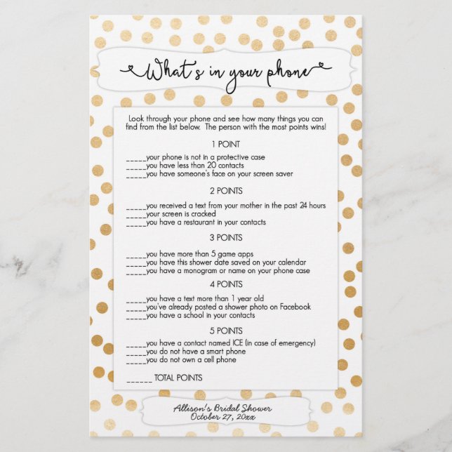 Lámina Adivinen quién + juegos de teléfono, novia de punt (Anverso)