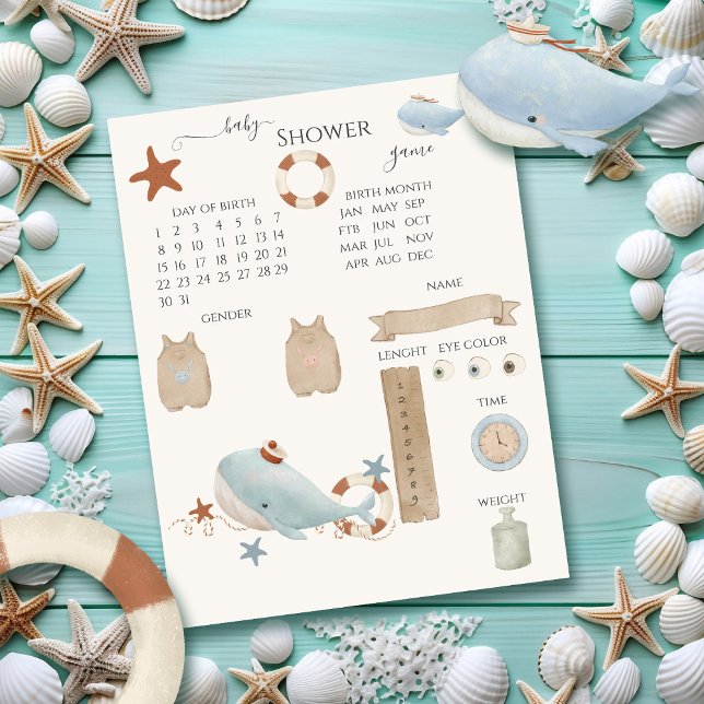 Lámina Adorable juego de adivinación de Baby Shower para  (Subido por el creador)