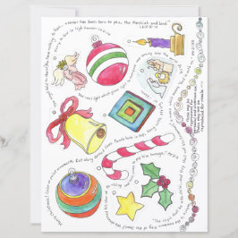 Lámina Adornos de Navidad