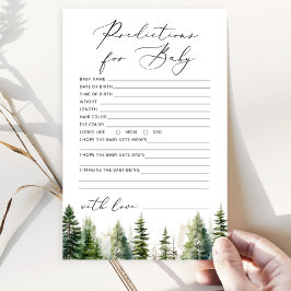 Lámina Adventure espera predicciones forestales para bebé