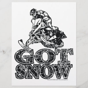 Lámina Afligido por Nieve