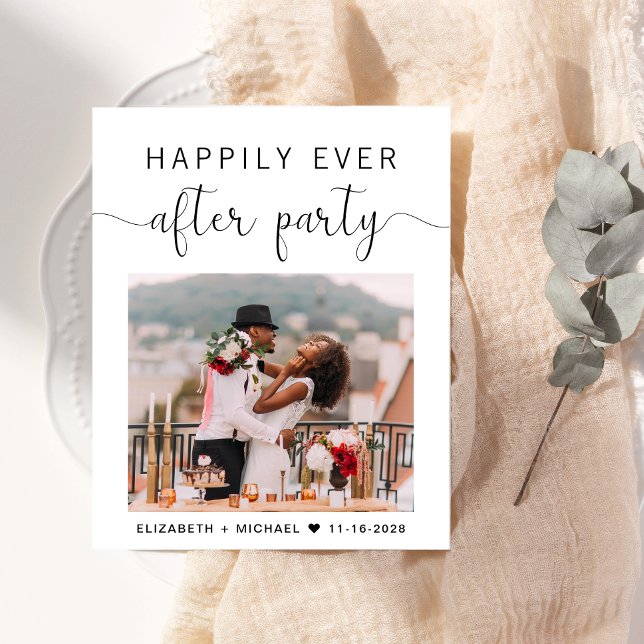 Lámina Afortunadamente después de la invitación a la rece (Your love story deserves a grand celebration!)