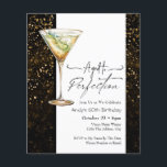 Lámina Aged to Perfect 60th Birthday Invitation<br><div class="desc">Invitaciones gráficas de cóctel/ martini de cumpleaños. Fácil de personalizar. Todo el texto es ajustable y fácil de cambiar para sus propias necesidades fiestas. Sencilla acuarela frugal beber gráficos. Invitaciones para él. Cualquier edad,  sólo cambia el texto. Tema de edad a perfección</div>