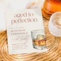 Aged to Perfection Whiskey Budget Birthday Party