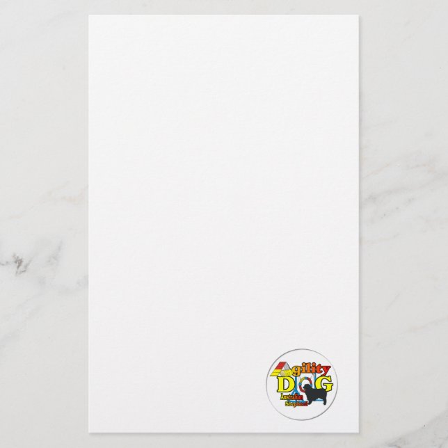 Lámina Agilidad del Pastor Australiano (Anverso)