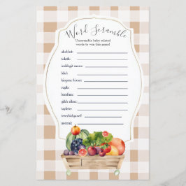 Lámina Agricultores de Verduras cultivadas localmente hac