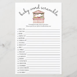 Lámina Agricultores rosados comercializan juego de solapa