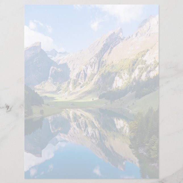Lámina Agua | Lago Alpsee Suiza (Anverso)