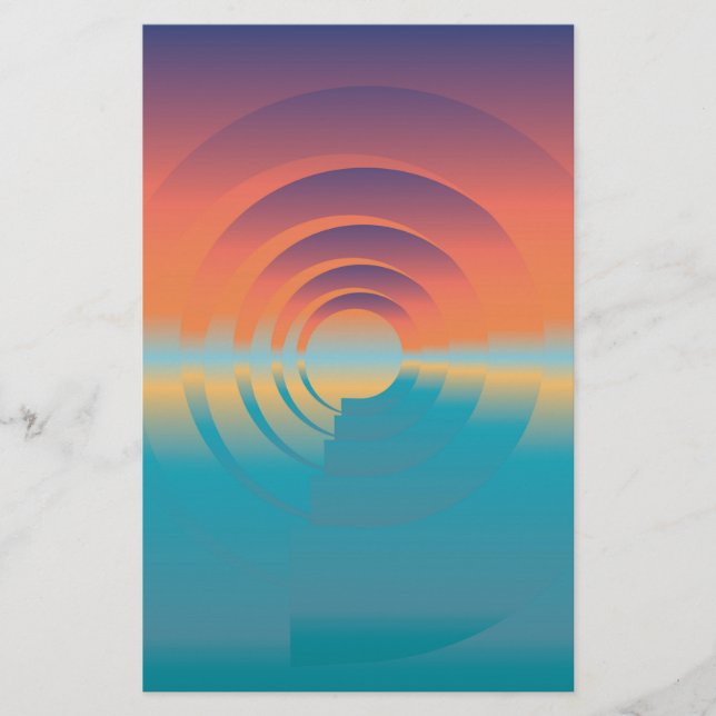 Lámina agua y horizonte (Anverso)