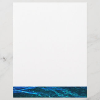 Lámina Aguas azules profundas