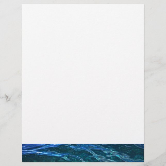 Lámina Aguas azules profundas (Anverso)