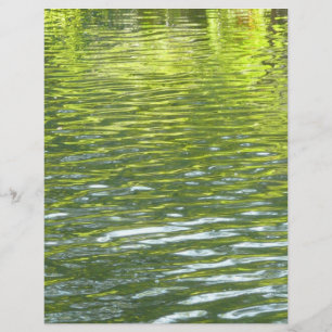 Lámina Aguas de roble creek amarillo y verde foto natural