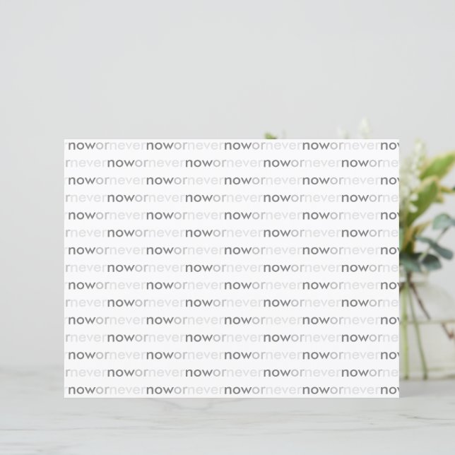 Lámina Ahora o nunca desaparecer la cita para los disiden (Anverso de pie)