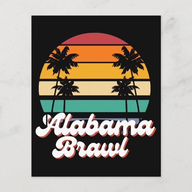 Lámina Alabama Brawl (Anverso)