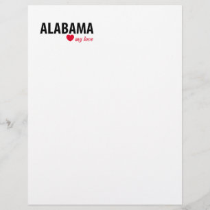Lámina Alabama mi amor