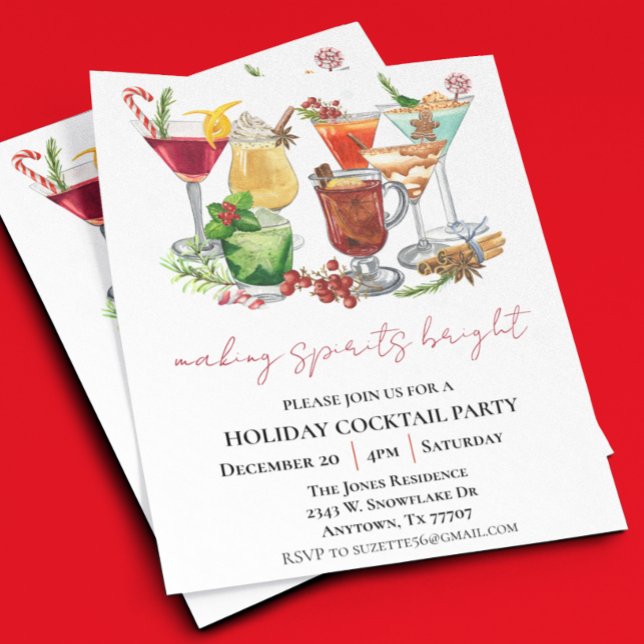 Lámina Alegrando Espíritus Fiesta de Cóctel de Navidad (Subido por el creador)