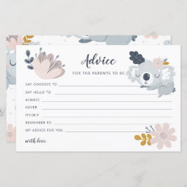 Lámina Alegría de flores de Koala para los padres