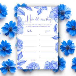 Lámina Algo Azul Floral Cuántos años tenían boda
