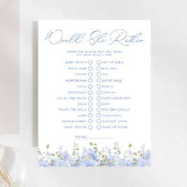 Lámina Algo Azul Prefiere Un Juego De Ducha De Novias