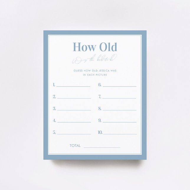 Lámina Algo Azul Qué Viejo Era El Juego De La Novia (Subido por el creador)