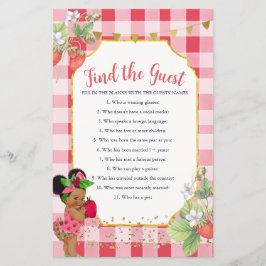 Lámina Alguien Berry Sweet Strawberry Encuentra El Juego