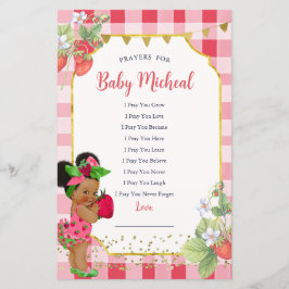 Lámina Alguien Berry Sweet Strawberry Prayers for Baby