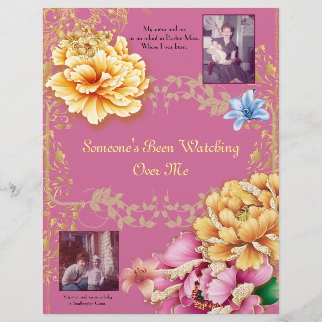 Lámina Alguien me ha estado observando el papel personali (Anverso)