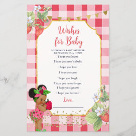 Lámina Alguien quiere fresas dulces para el bebé