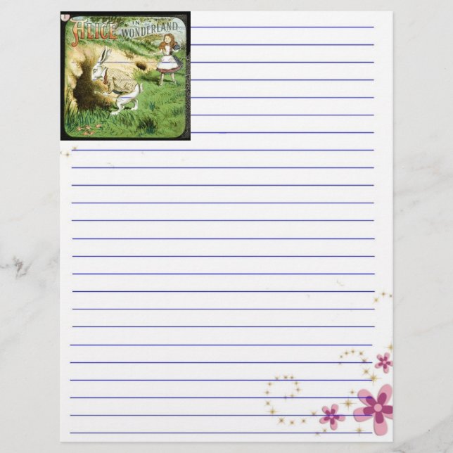 Lámina Alicia en el país de las maravillas (Anverso)