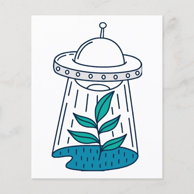 Lámina Aliens UFO (Anverso)