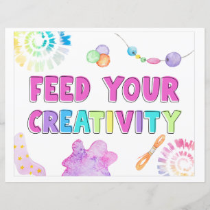 Lámina Alimenta tu Rótulo de creatividad   Rótulo de Fies