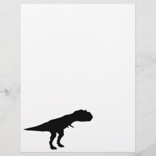 Lámina Allosaurus Silhouette