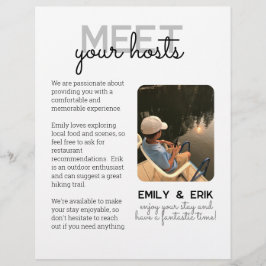 Lámina Alojamiento de bienvenida de alquiler de vacacione