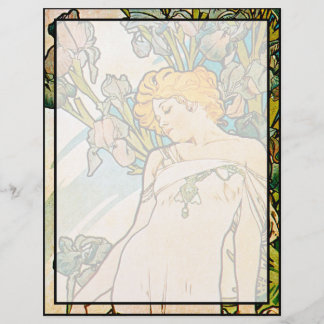 Lámina Alphonse Mucha - Iris WB