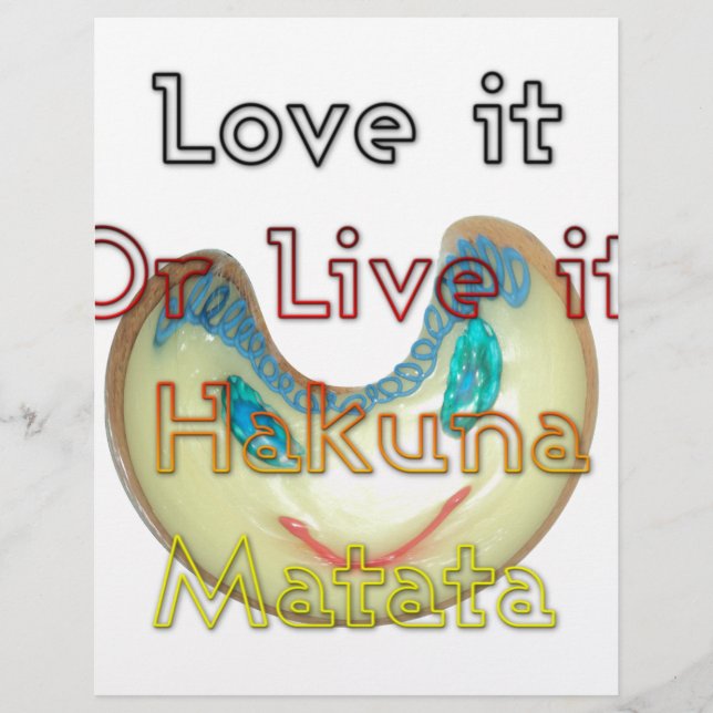 Lámina Ama o vive Hakuna Matata.png (Anverso)