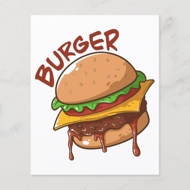 Lámina Amantes de las Hamburguesas (Anverso)