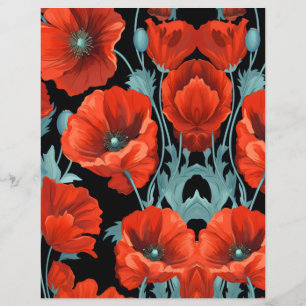 Lámina Amapolas rojas SCV 25