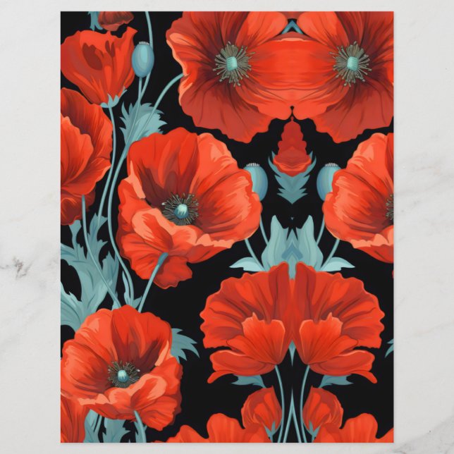 Lámina Amapolas SCV 25b (Anverso)