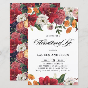 Lámina Amaryllis botánico y celebración de la vida en Mam