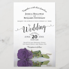 Lámina Amethyst Purple Rosa PRESUPUESTO Invitación a matr