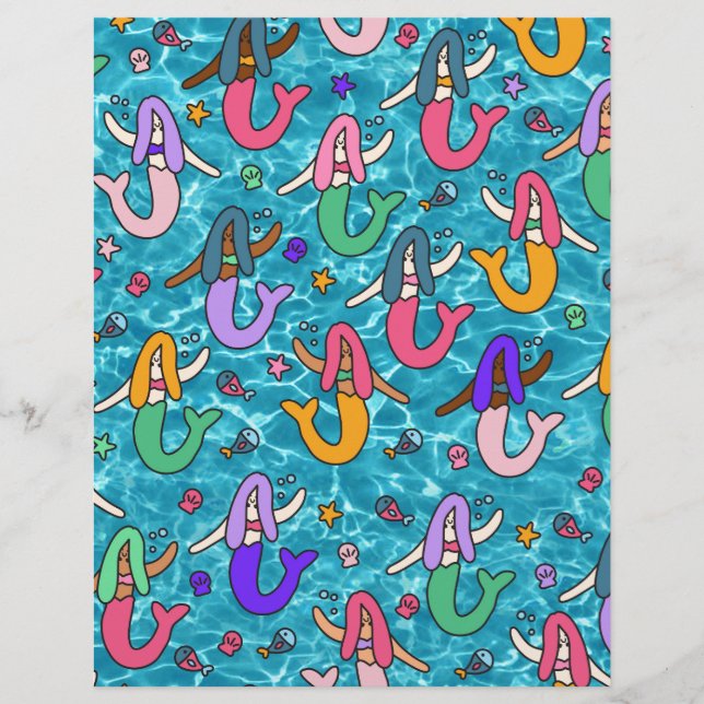 Lámina Amigos de Mermaid (Anverso)