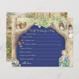 Lámina Amigos del bosque de Peter Rabbit: buenos deseos