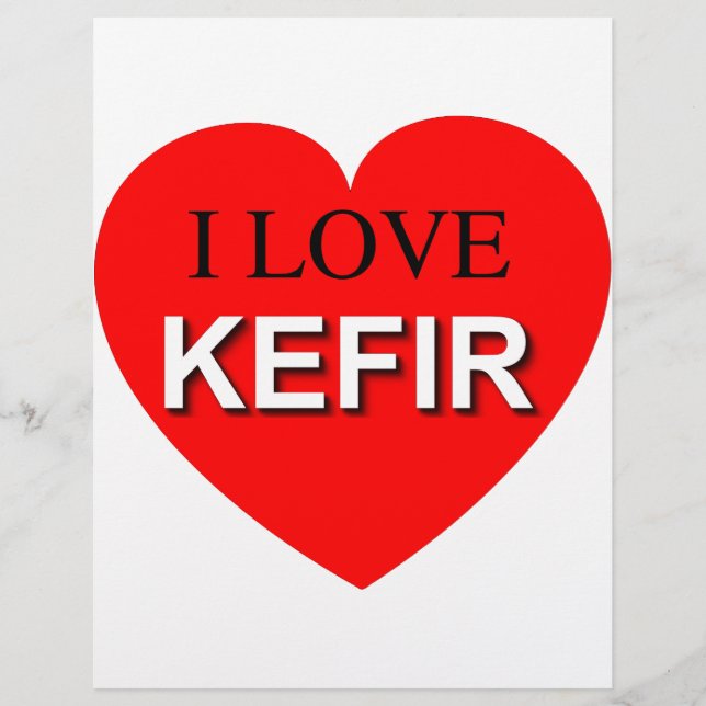 Lámina Amo a Kefir (Anverso)