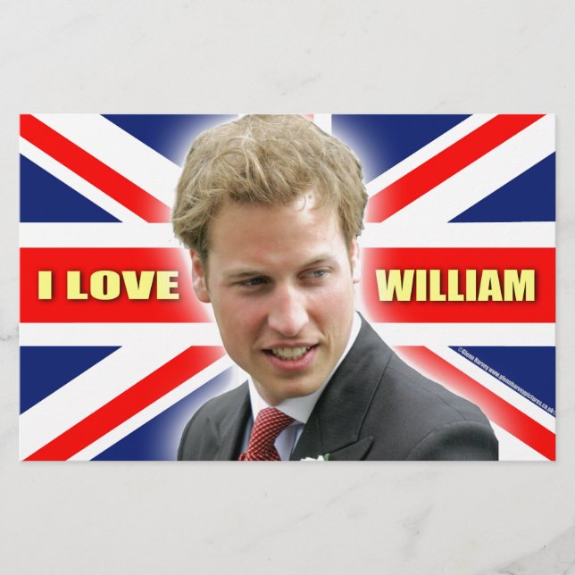 Lámina Amo a William (Anverso)