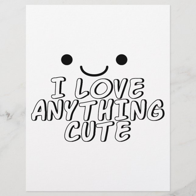 Lámina Amo Cualquier Cosa (Anverso)