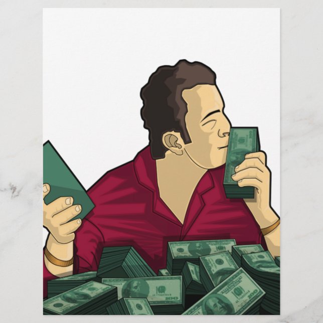 Lámina Amo el dinero (Anverso)