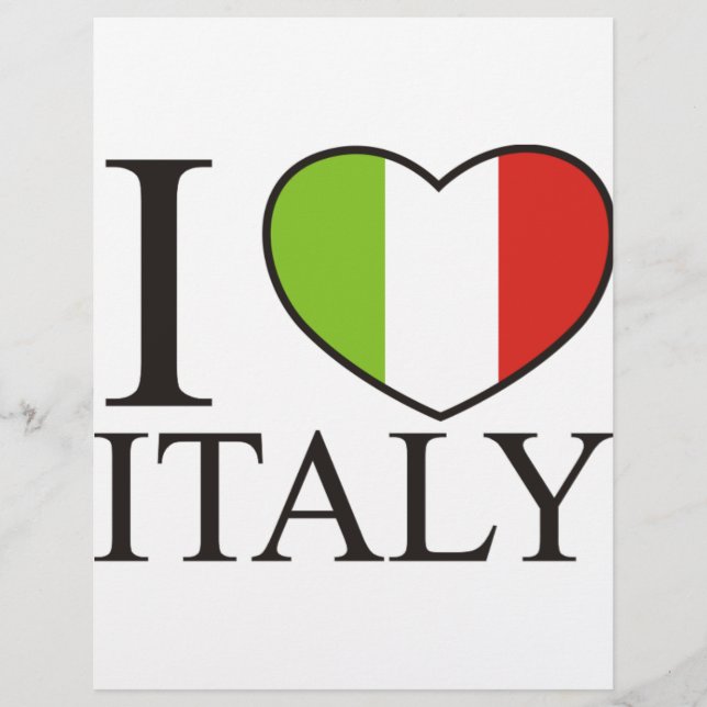 Lámina Amo Italia (Anverso)