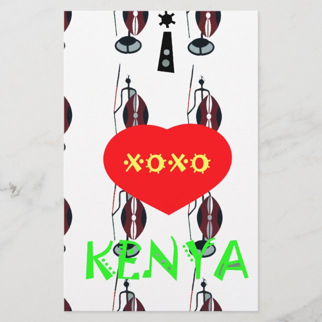 Lámina Amo Kenya XOXO (Anverso)