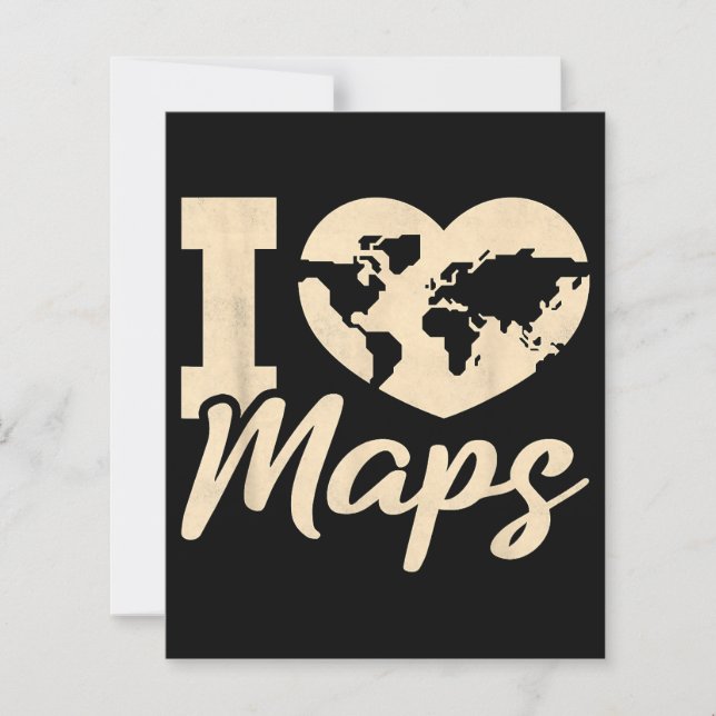 Lámina Amo los mapas, la geografía (Anverso)